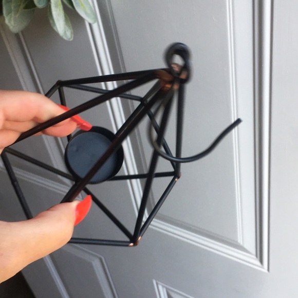 Prism Geo Votive Candle Pendant Holder Indoor out - Picture 3 of 10